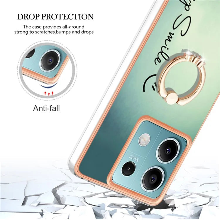 YB IMD Series-20 Style D for Xiaomi Redmi Note 13 5G (Global) Wholesale Case Kickstand TPU Phone Cover