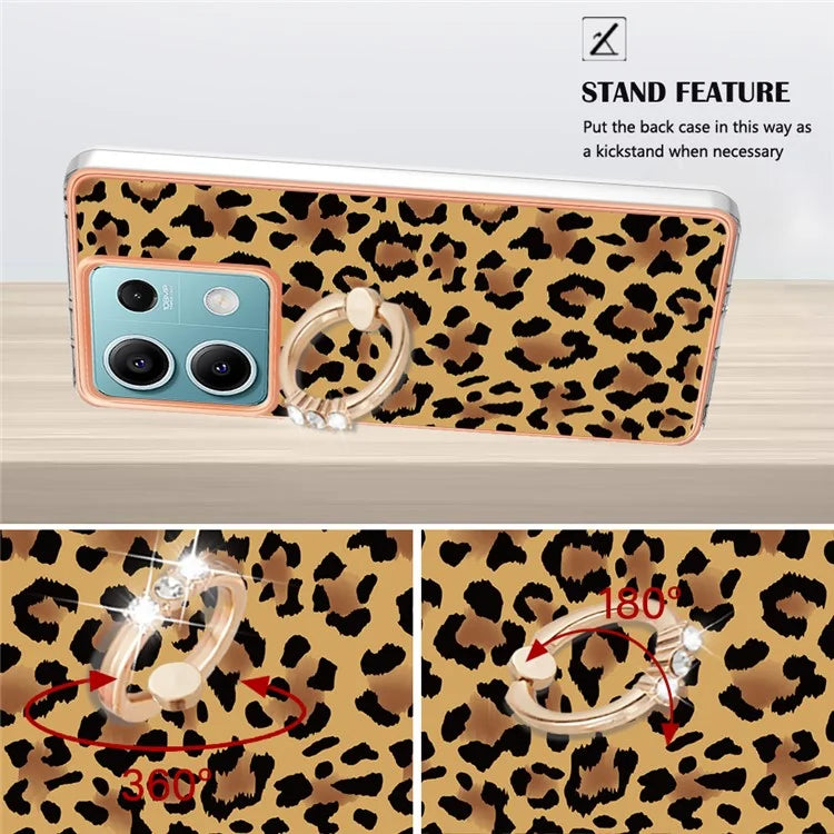 YB IMD Series-20 Style D for Xiaomi Redmi Note 13 5G (Global) Wholesale Case Kickstand TPU Phone Cover