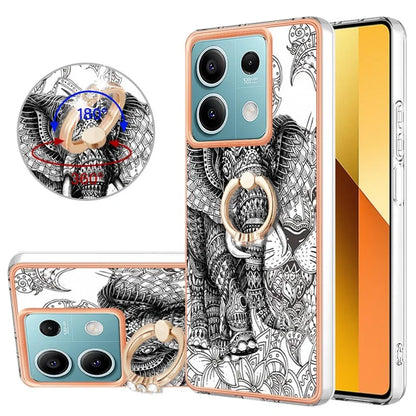 YB IMD Series-20 Style D for Xiaomi Redmi Note 13 5G (Global) Wholesale Case Kickstand TPU Phone Cover