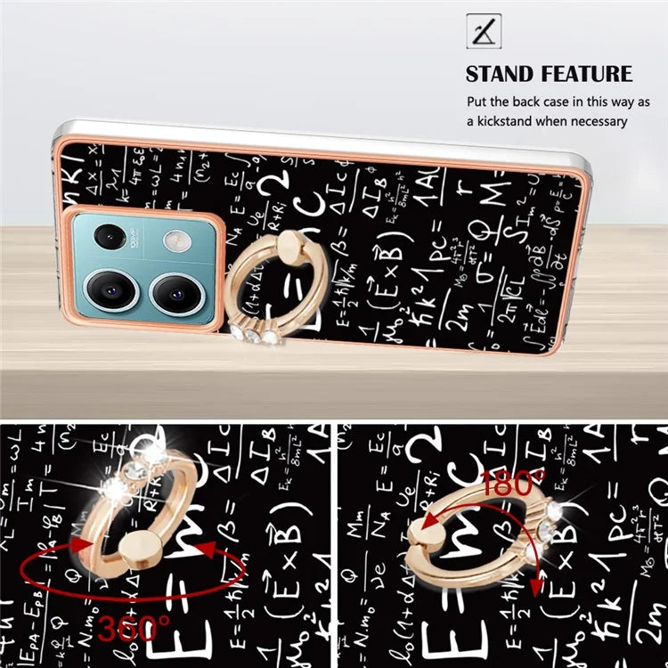 YB IMD Series-20 Style D for Xiaomi Redmi Note 13 5G (Global) Wholesale Case Kickstand TPU Phone Cover