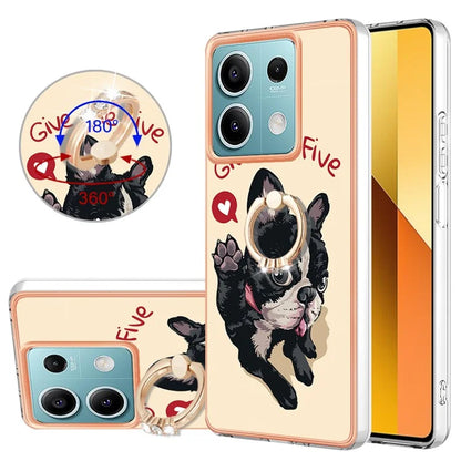 YB IMD Series-20 Style D for Xiaomi Redmi Note 13 5G (Global) Wholesale Case Kickstand TPU Phone Cover