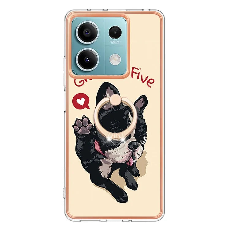 YB IMD Series-20 Style D for Xiaomi Redmi Note 13 5G (Global) Wholesale Case Kickstand TPU Phone Cover