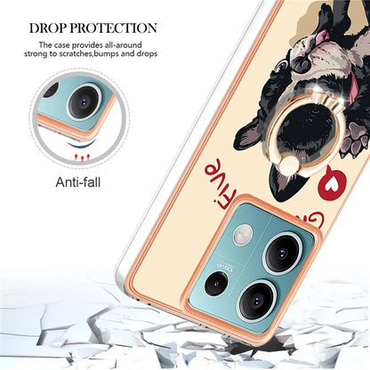 YB IMD Series-20 Style D for Xiaomi Redmi Note 13 5G (Global) Wholesale Case Kickstand TPU Phone Cover