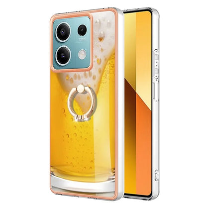 YB IMD Series-20 Style D for Xiaomi Redmi Note 13 5G (Global) Wholesale Case Kickstand TPU Phone Cover