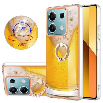 YB IMD Series-20 Style D for Xiaomi Redmi Note 13 5G (Global) Wholesale Case Kickstand TPU Phone Cover