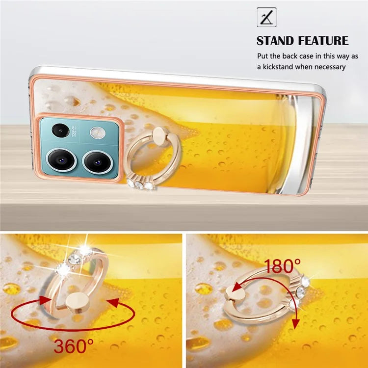 YB IMD Series-20 Style D for Xiaomi Redmi Note 13 5G (Global) Wholesale Case Kickstand TPU Phone Cover