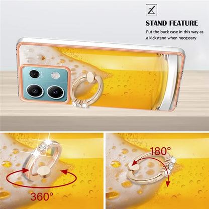 YB IMD Series-20 Style D for Xiaomi Redmi Note 13 5G (Global) Wholesale Case Kickstand TPU Phone Cover