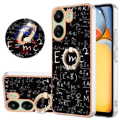 YB IMD Series-20 for Xiaomi Redmi 13C 4G / 13C 5G / 13R 5G / Poco M6 5G / Poco C65 4G TPU Back Case Ring Kickstand 2.0mm Cover