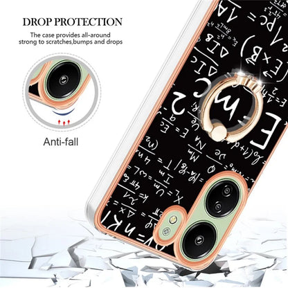 YB IMD Series-20 for Xiaomi Redmi 13C 4G / 13C 5G / 13R 5G / Poco M6 5G / Poco C65 4G TPU Back Case Ring Kickstand 2.0mm Cover
