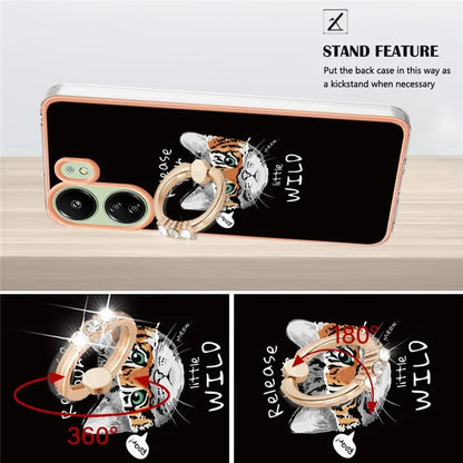 YB IMD Series-20 for Xiaomi Redmi 13C 4G / 13C 5G / 13R 5G / Poco M6 5G / Poco C65 4G TPU Back Case Ring Kickstand 2.0mm Cover