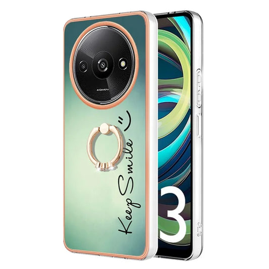 YB IMD Series-20 Style D for Xiaomi Redmi A3 / Poco C61 4G Case 2.0mm TPU Electroplating Edges Phone Cover
