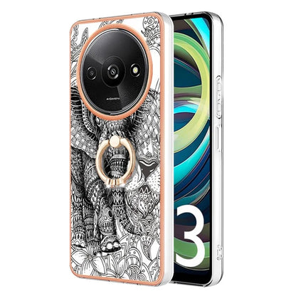 YB IMD Series-20 Style D for Xiaomi Redmi A3 / Poco C61 4G Case 2.0mm TPU Electroplating Edges Phone Cover