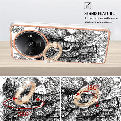 YB IMD Series-20 Style D for Xiaomi Redmi A3 / Poco C61 4G Case 2.0mm TPU Electroplating Edges Phone Cover