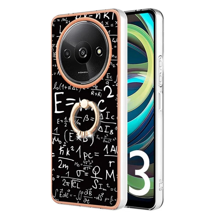 YB IMD Series-20 Style D for Xiaomi Redmi A3 / Poco C61 4G Case 2.0mm TPU Electroplating Edges Phone Cover