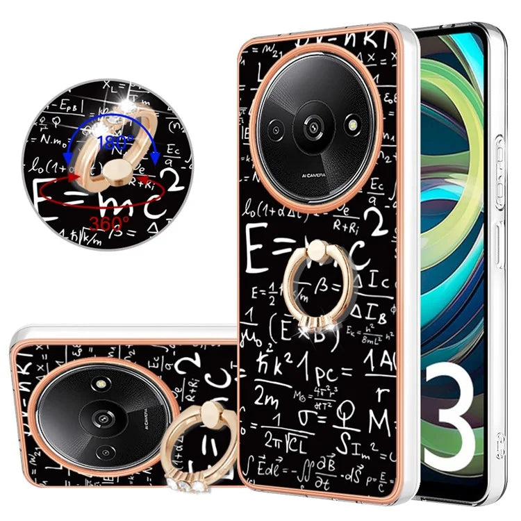 YB IMD Series-20 Style D for Xiaomi Redmi A3 / Poco C61 4G Case 2.0mm TPU Electroplating Edges Phone Cover