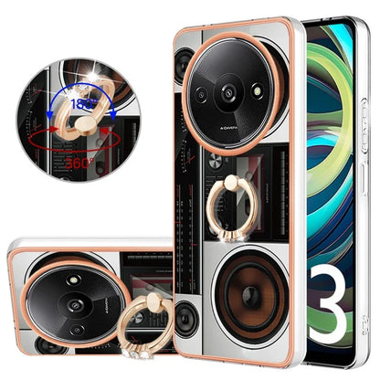 YB IMD Series-20 Style D for Xiaomi Redmi A3 / Poco C61 4G Case 2.0mm TPU Electroplating Edges Phone Cover