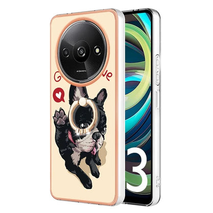 YB IMD Series-20 Style D for Xiaomi Redmi A3 / Poco C61 4G Case 2.0mm TPU Electroplating Edges Phone Cover