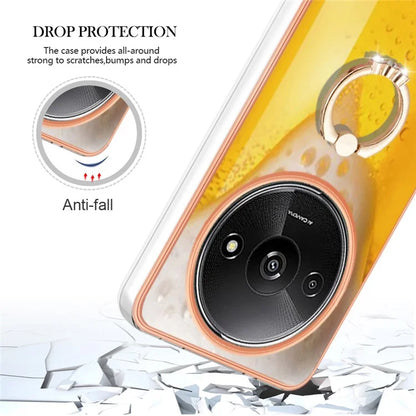YB IMD Series-20 Style D for Xiaomi Redmi A3 / Poco C61 4G Case 2.0mm TPU Electroplating Edges Phone Cover