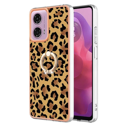 YB IMD Series-20 Style D for Motorola Moto E14 4G / G04 4G / G04s 4G / G24 4G Case Kickstand 2.0mm TPU Cover