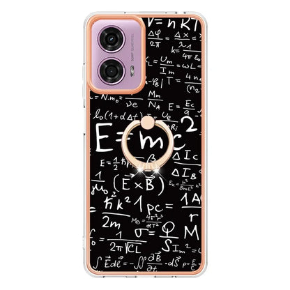 YB IMD Series-20 Style D for Motorola Moto E14 4G / G04 4G / G04s 4G / G24 4G Case Kickstand 2.0mm TPU Cover