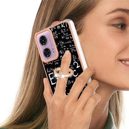 YB IMD Series-20 Style D for Motorola Moto E14 4G / G04 4G / G04s 4G / G24 4G Case Kickstand 2.0mm TPU Cover