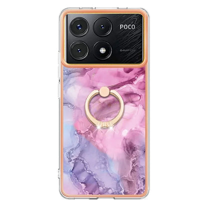 YB IMD Series-17 Style-E For Xiaomi Poco X6 Pro 5G / Redmi K70E 5G Case Kickstand 2.0mm TPU Phone Cover