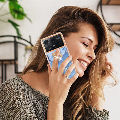 YB IMD Series-17 Style-E For Xiaomi Poco X6 Pro 5G / Redmi K70E 5G Case Kickstand 2.0mm TPU Phone Cover