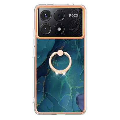 YB IMD Series-17 Style-E For Xiaomi Poco X6 Pro 5G / Redmi K70E 5G Case Kickstand 2.0mm TPU Phone Cover