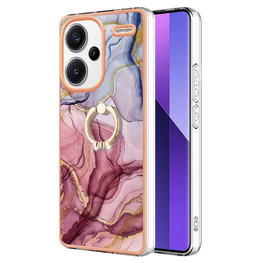YB IMD Series-17 Style-E For Xiaomi Redmi Note 13 Pro+ 5G Case Electroplating Kickstand Phone Cover