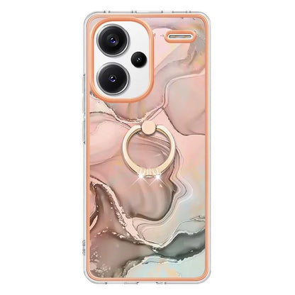 YB IMD Series-17 Style-E For Xiaomi Redmi Note 13 Pro+ 5G Case Electroplating Kickstand Phone Cover