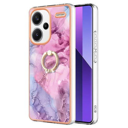 YB IMD Series-17 Style-E For Xiaomi Redmi Note 13 Pro+ 5G Case Electroplating Kickstand Phone Cover