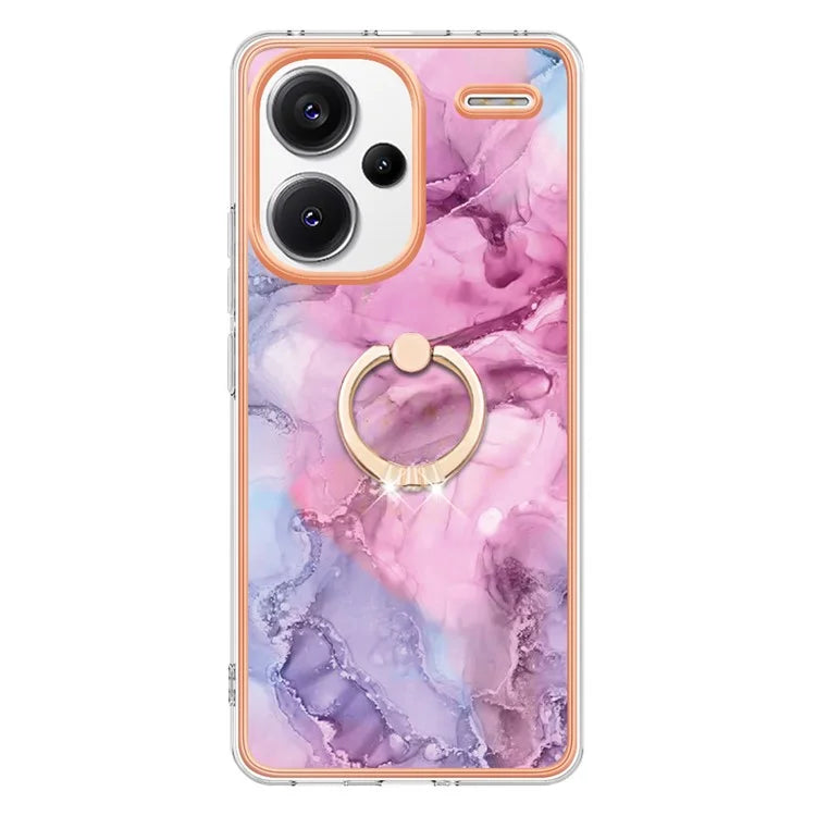 YB IMD Series-17 Style-E For Xiaomi Redmi Note 13 Pro+ 5G Case Electroplating Kickstand Phone Cover