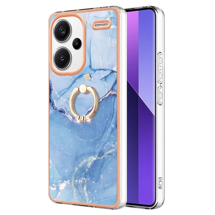 YB IMD Series-17 Style-E For Xiaomi Redmi Note 13 Pro+ 5G Case Electroplating Kickstand Phone Cover