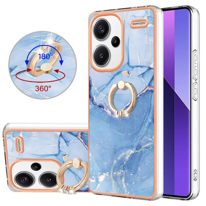 YB IMD Series-17 Style-E For Xiaomi Redmi Note 13 Pro+ 5G Case Electroplating Kickstand Phone Cover