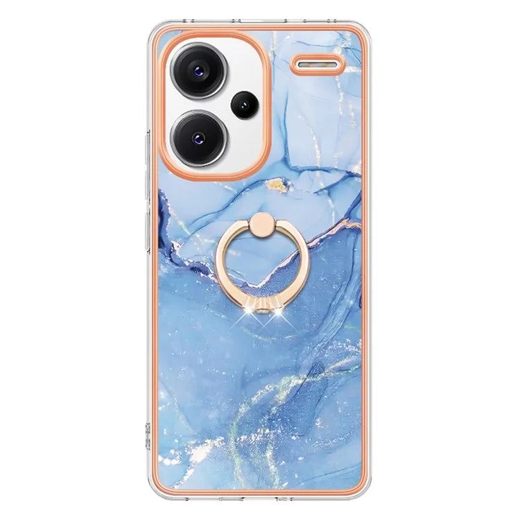 YB IMD Series-17 Style-E For Xiaomi Redmi Note 13 Pro+ 5G Case Electroplating Kickstand Phone Cover
