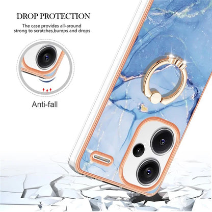 YB IMD Series-17 Style-E For Xiaomi Redmi Note 13 Pro+ 5G Case Electroplating Kickstand Phone Cover