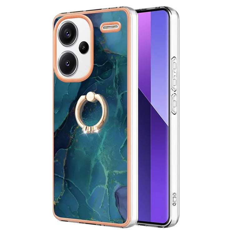 YB IMD Series-17 Style-E For Xiaomi Redmi Note 13 Pro+ 5G Case Electroplating Kickstand Phone Cover