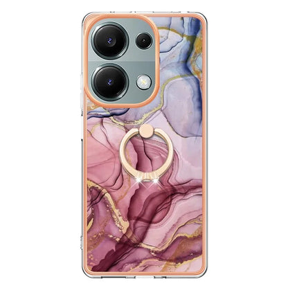 YB IMD Series-17 Style-E For Xiaomi Redmi Note 13 Pro 4G / Poco M6 Pro 4G TPU Case Kickstand Phone Cover