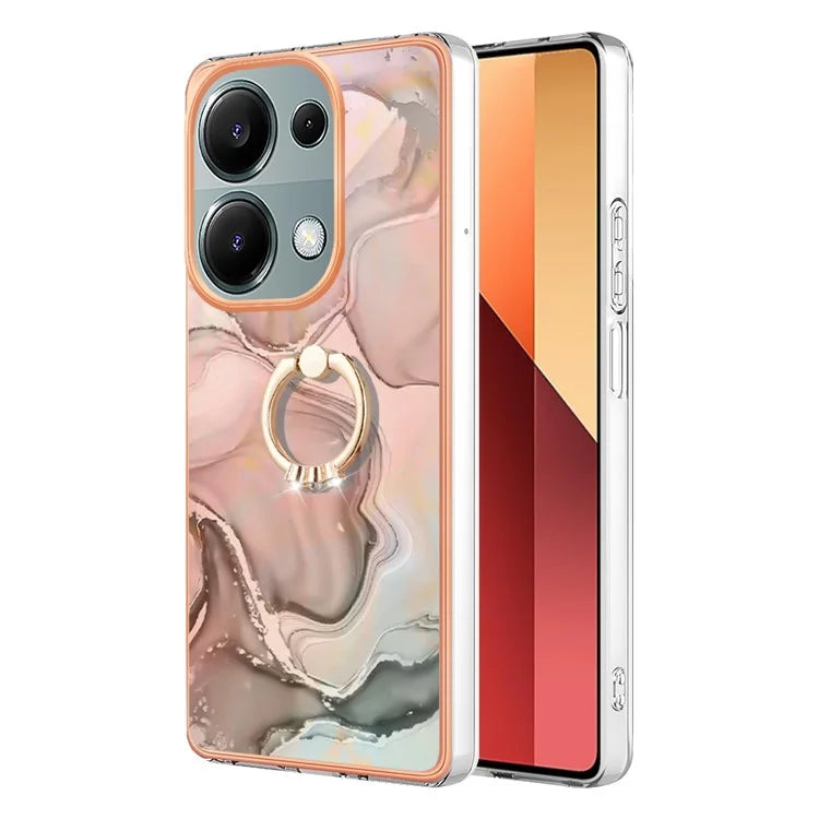 YB IMD Series-17 Style-E For Xiaomi Redmi Note 13 Pro 4G / Poco M6 Pro 4G TPU Case Kickstand Phone Cover
