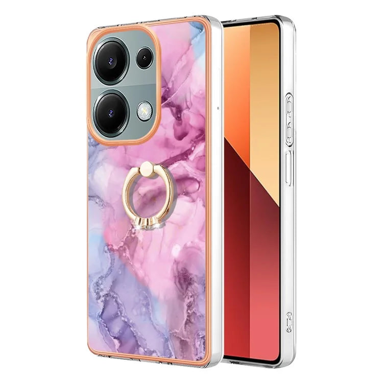 YB IMD Series-17 Style-E For Xiaomi Redmi Note 13 Pro 4G / Poco M6 Pro 4G TPU Case Kickstand Phone Cover