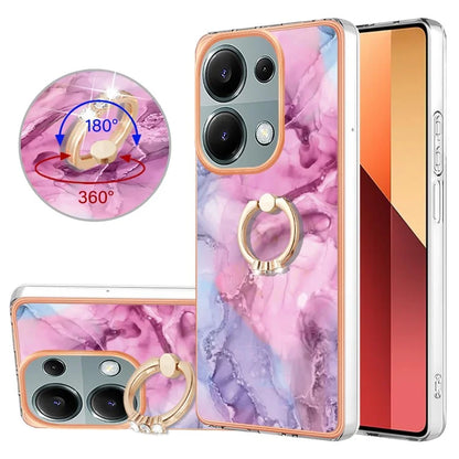 YB IMD Series-17 Style-E For Xiaomi Redmi Note 13 Pro 4G / Poco M6 Pro 4G TPU Case Kickstand Phone Cover