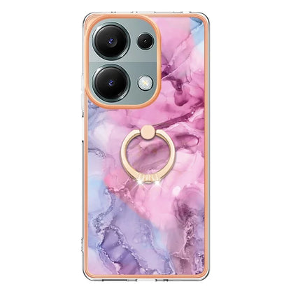 YB IMD Series-17 Style-E For Xiaomi Redmi Note 13 Pro 4G / Poco M6 Pro 4G TPU Case Kickstand Phone Cover