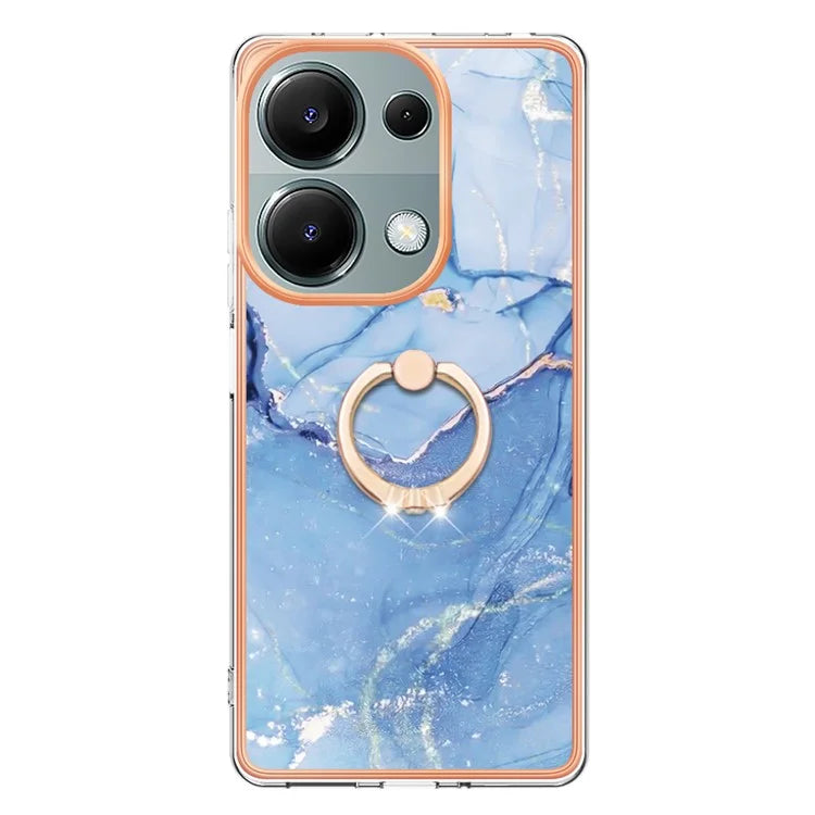 YB IMD Series-17 Style-E For Xiaomi Redmi Note 13 Pro 4G / Poco M6 Pro 4G TPU Case Kickstand Phone Cover