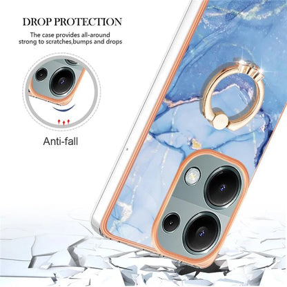 YB IMD Series-17 Style-E For Xiaomi Redmi Note 13 Pro 4G / Poco M6 Pro 4G TPU Case Kickstand Phone Cover