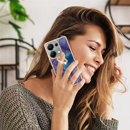 YB IMD Series-17 Style-E For Xiaomi Redmi Note 13 Pro 4G / Poco M6 Pro 4G TPU Case Kickstand Phone Cover