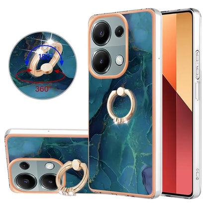 YB IMD Series-17 Style-E For Xiaomi Redmi Note 13 Pro 4G / Poco M6 Pro 4G TPU Case Kickstand Phone Cover