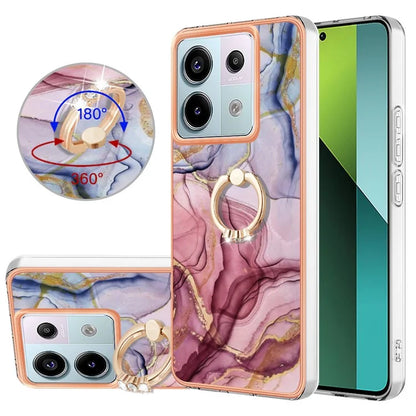 YB IMD Series-17 Style-E For Xiaomi Redmi Note 13 Pro 5G / Poco X6 5G Phone Case Kickstand 2.0mm TPU Cover