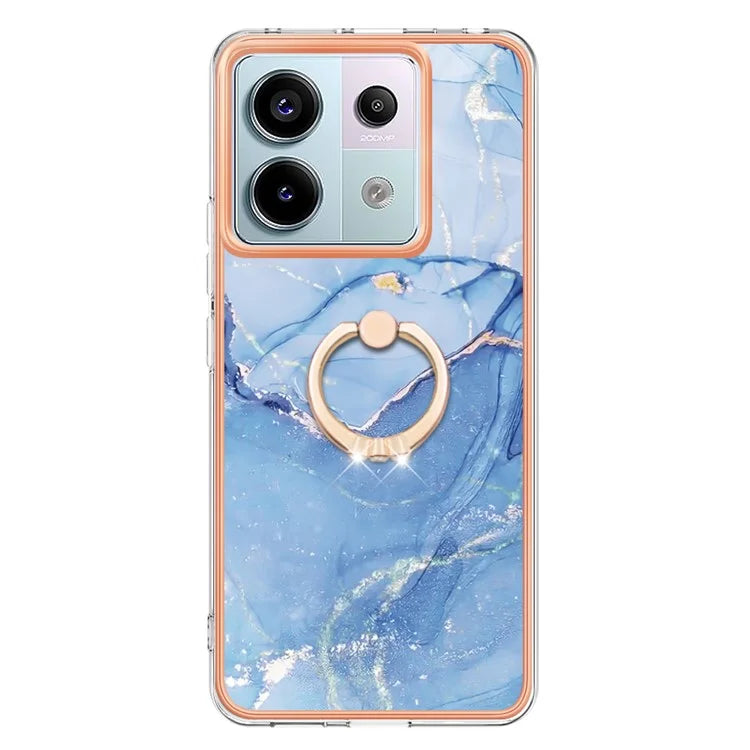 YB IMD Series-17 Style-E For Xiaomi Redmi Note 13 Pro 5G / Poco X6 5G Phone Case Kickstand 2.0mm TPU Cover