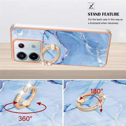 YB IMD Series-17 Style-E For Xiaomi Redmi Note 13 Pro 5G / Poco X6 5G Phone Case Kickstand 2.0mm TPU Cover