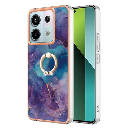 YB IMD Series-17 Style-E For Xiaomi Redmi Note 13 Pro 5G / Poco X6 5G Phone Case Kickstand 2.0mm TPU Cover